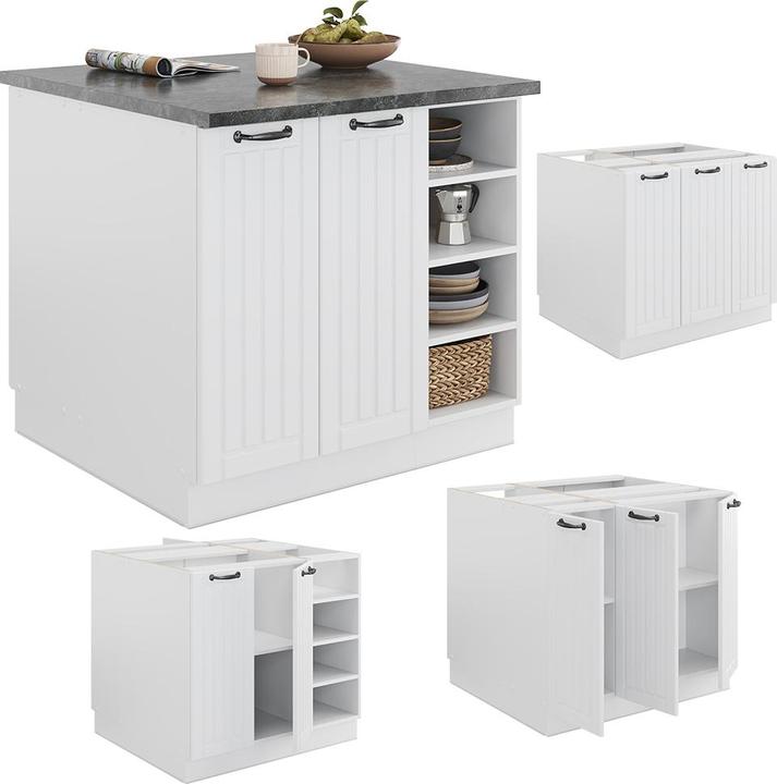 Actual product image Vicco Kücheninsel Fame-Line (90 x 82 x 82 cm)