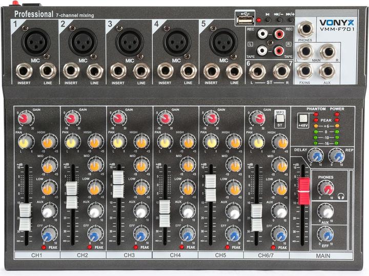 Immagine prodotto Vonyx VMM-F701 (Mixer da studio e live)