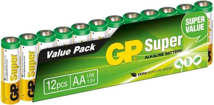 Actual product image GP Batteries BATTERIES SUPER ALKALINE AA 1.5V 12PCE (12 pcs., AA)