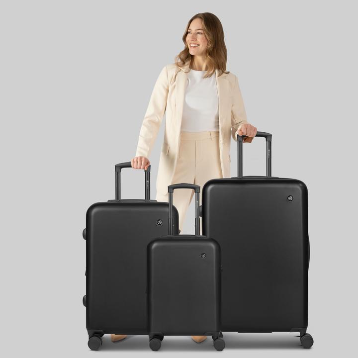 Actual product image Bugatti Valencia 2.0 4 Rollen Kofferset 3-teilig mit Dehnfalte (201 l)