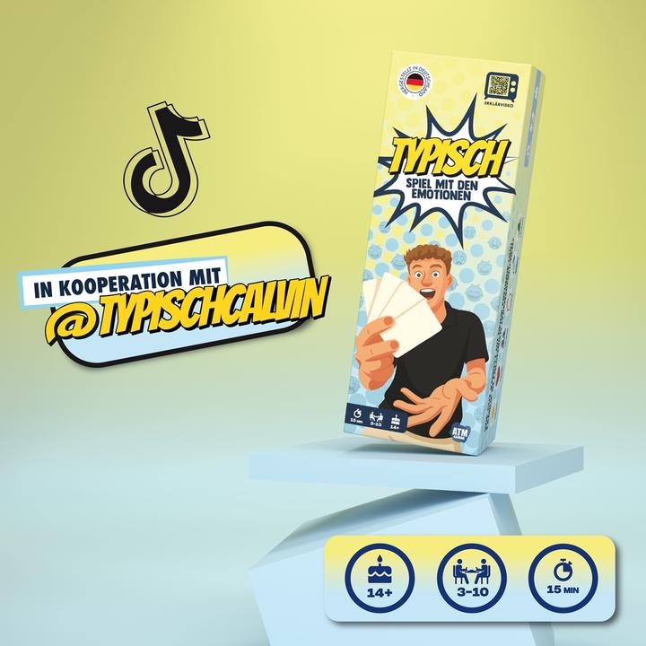 Image du produit ATM Gaming Typisch - Spiel mit den Emotionen (Allemand, 3 - 10 Joueur)
