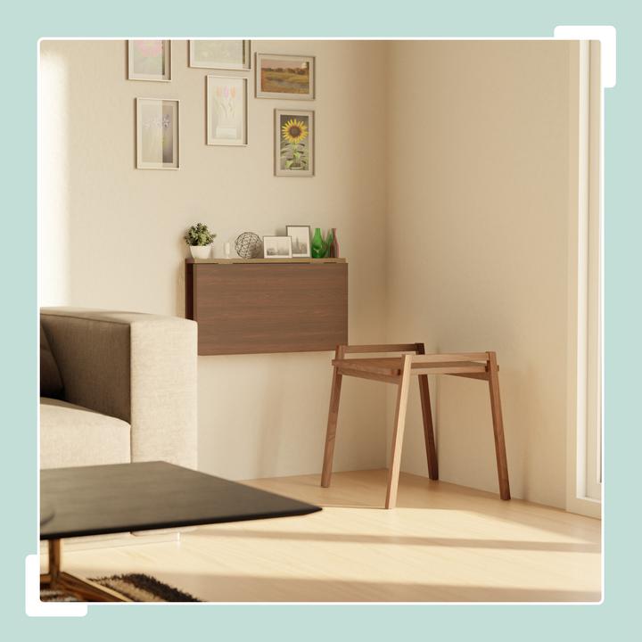 Actual product image Relaxdays Wand-Klapptisch (60 x 40 x 27 cm)