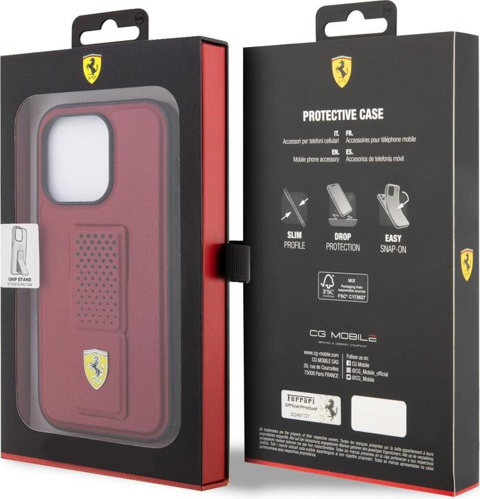 Actual product image Ferrari Gripstand Case - iPhone 15 Pro (Apple iPhone 15 Pro)