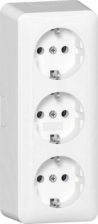 Produktbild Gira 3fSCHUKO-Steckd.+Montagep.