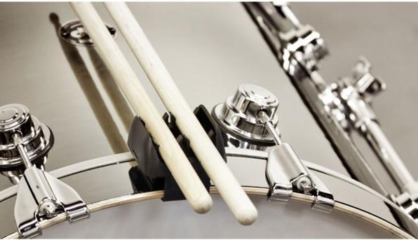 Produktbild Rimma Bassdrum Stickholder Drumsticks Halter m. Drumkey (Schlagzeug)