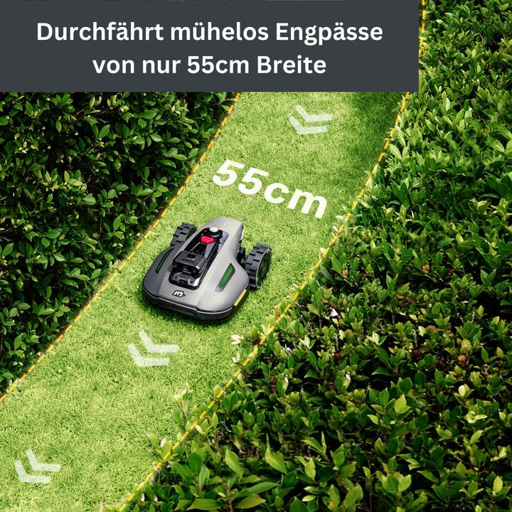 Actual product image Mammotion YUKA mini 2 800R Vision (800 m², Without boundary wire)