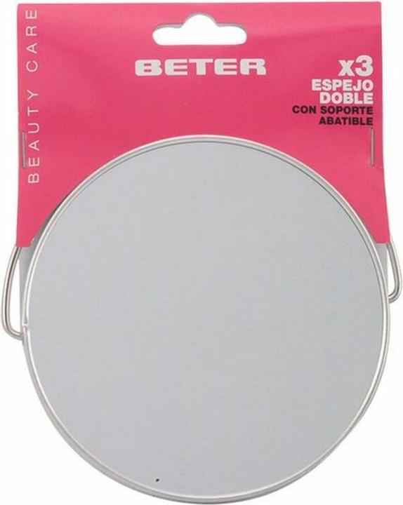 Produktbild Beter ESPEJO metálico doble x3 con soporte abatible 12,2 cm 1 pz