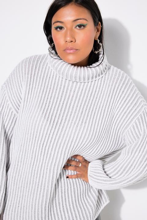 Produktbild Studio Untold Rollkragenpullover, oversized, Streifen (42, 44)