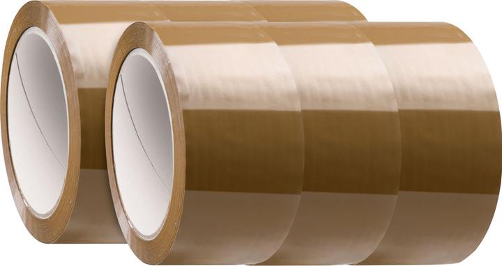 Immagine prodotto Transpak Nastro adesivo larghezza 50mm lunghezza 66m spessore 48µ srotolamento silenzioso marrone (50 mm)