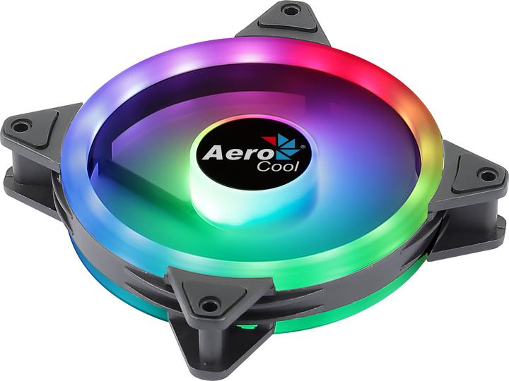Actual product image AeroCool Duo 12 computer case fan 12 cm black (120 mm, 1x)