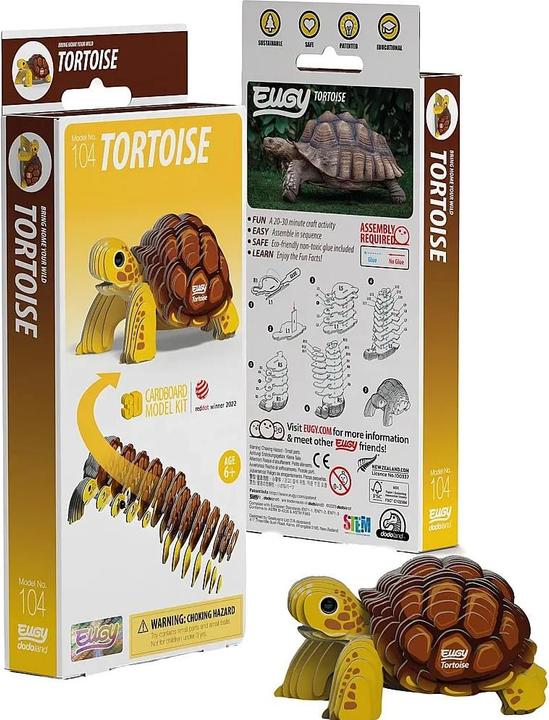 Actual product image Eugy 3D craft kit tortoise (MQ6)