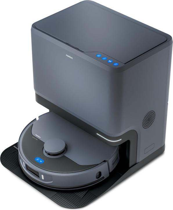 Actual product image Medion Saugroboter mit 3-in-1 Absaugstation, Lasernavigation und Wischfunktion X55 SW+ Pro (Starke 1