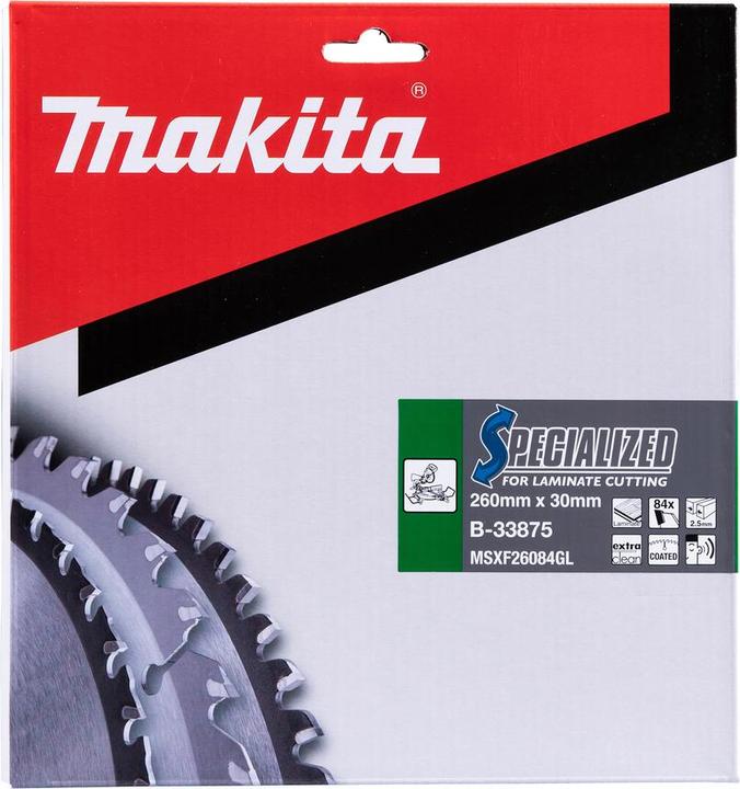 Productafbeelding Makita SPECIALIZED Cirkelzaagblad Ø 260x30x84Z