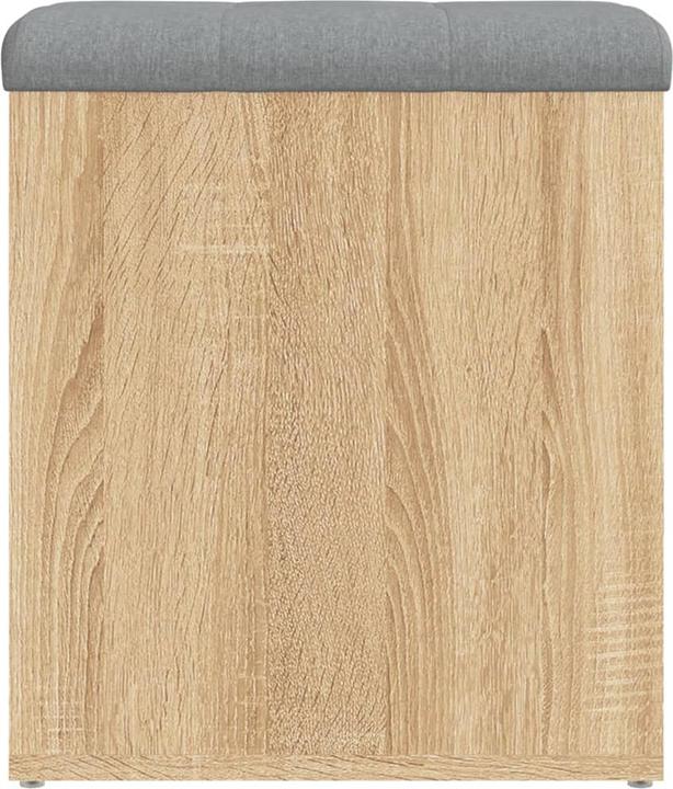 Immagine prodotto VidaXL Panca con vano portaoggetti in rovere Sonoma 42x42x45 cm (42 cm)
