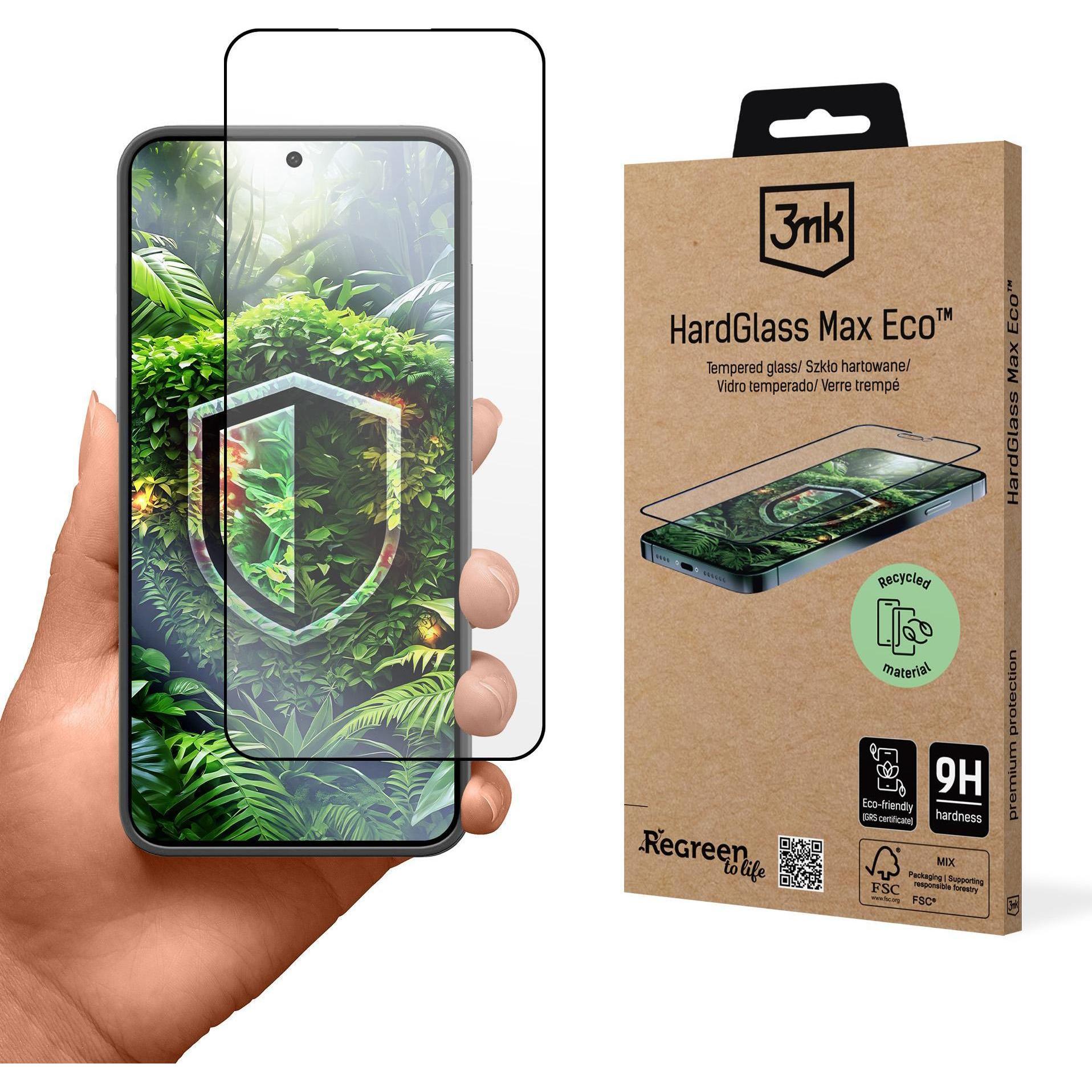 3MK HardGlass Max Eco Sam S24 GRS CU 1304127 (Samsung Galaxy S24) (W-3HgMaxEco-SaS24-0)
