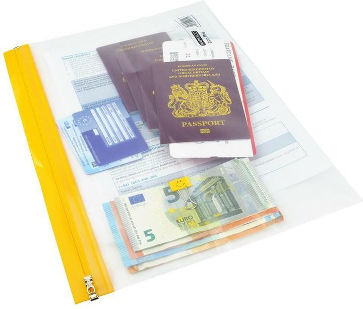 Image du produit Rapesco Porte-documents avec fermeture éclair 1503 A4+ assorti (5x)