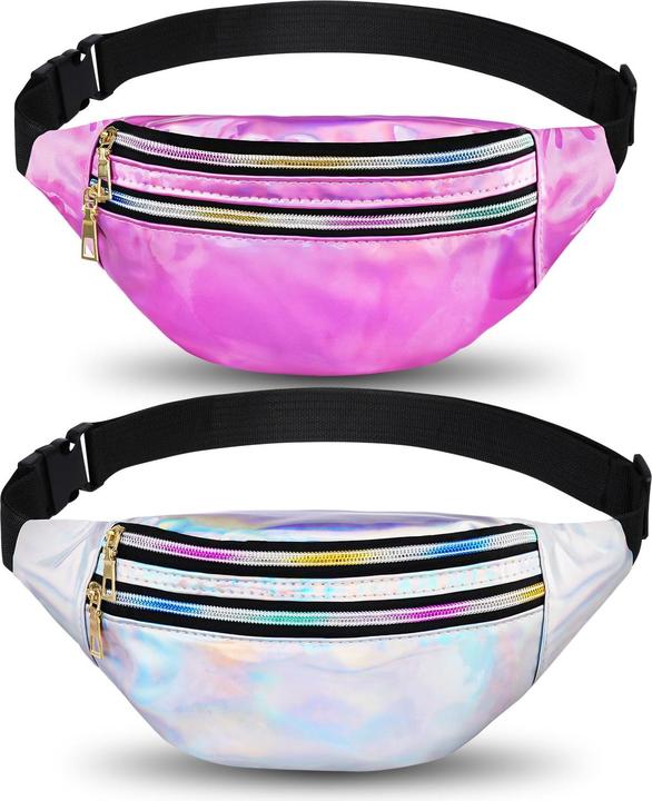 Only-Bags.Store Gürteltasche, Fanny Pack Fashion Wasserdicht, Fanny Pack Gürteltaschenfächer mit 3 Fächern