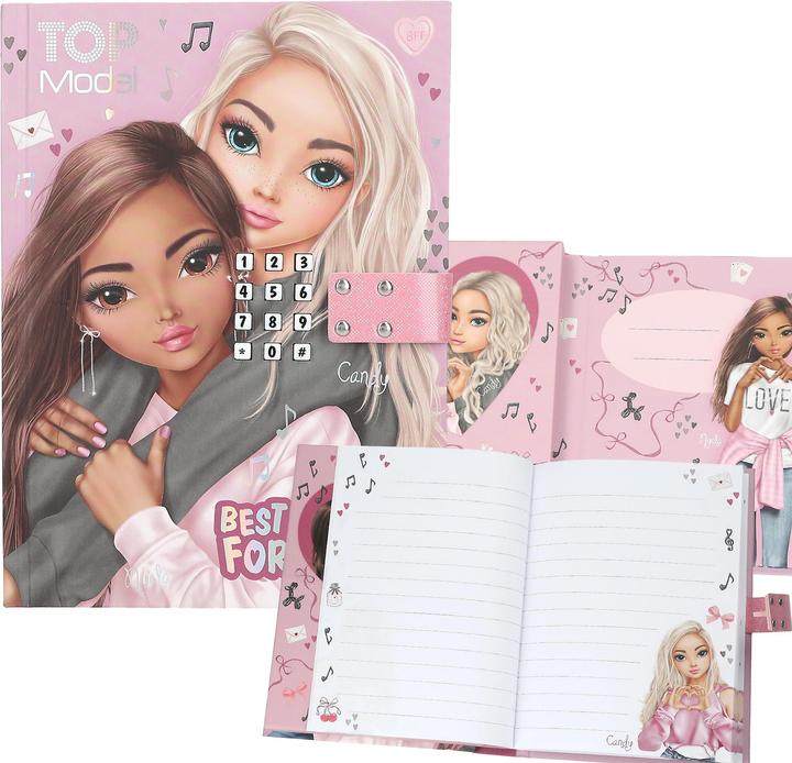 Actual product image Top Model Topmodel - Diary With Code And Sound MY BFF (413723) (Lined, Soft cover)