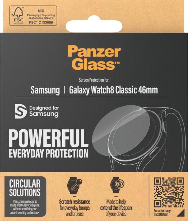 Actual product image PanzerGlass ® Screen Protector Samsung Galaxy Watch8 Classic 46mm