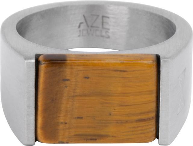 Produktbild AZE Signet Rocks Tiger Ring (61, Stahl)