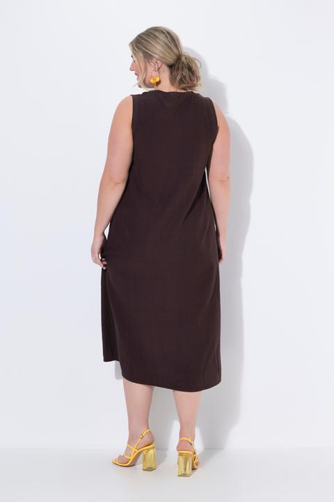 Image du produit Miamoda Robe en lin mélangé, coupe évasée (54)