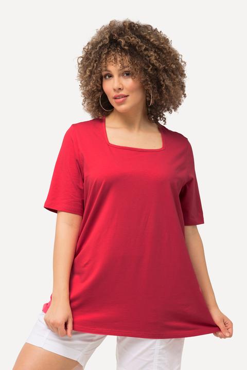 Produktbild Ulla Popken T-Shirt, A-Linie, Carré-Ausschnitt, Halbarm (50, 52)
