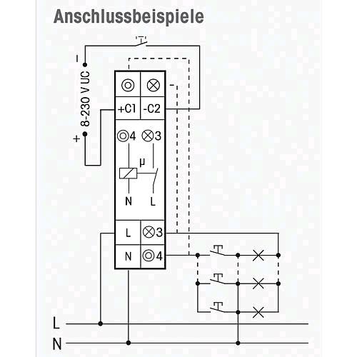 Actual product image Eltako Staircase lighting timer