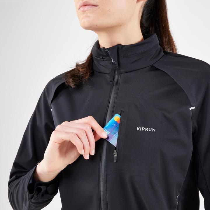 Image du produit Kiprun Veste de course à pied femme - Run 900 Warm Regul noir (XL)