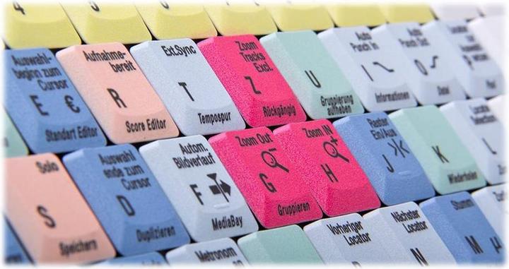 Productafbeelding Logickeyboard Cubase / Nuendo Slimline (DE, Bedraad)