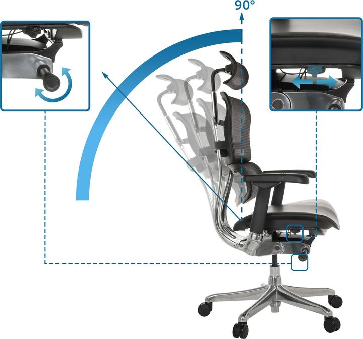 Actual product image Hjh Office Ergohuman Gen2