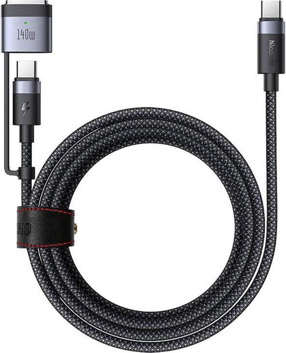 Image du produit Mcdodo Kit 2 en 1, USB-C vers USB-C & MagSafe 3 (2 m, 240 W)