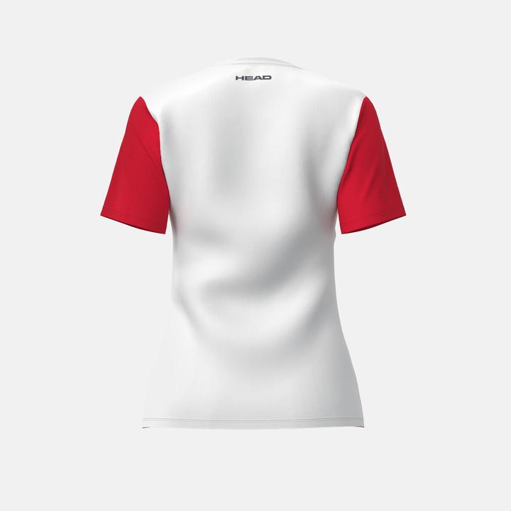 Produktbild Head Club 25 Tech T-Shirt Damen Rot/Weiss (XXL)