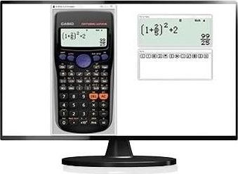 Actual product image Casio FX-ES+ Emulator