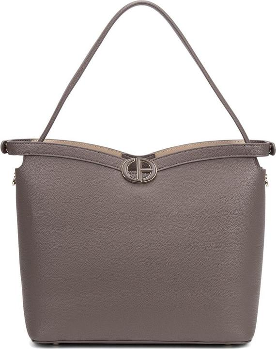 Actual product image Chrisbella Damen Schultertasche - Modell Seraphina Plus - 100% Polyurethan - 39.0 X 14.0 X 26.0 Cm