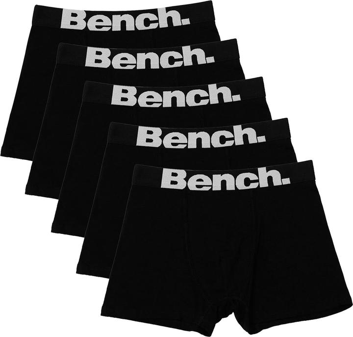 Immagine prodotto Bench 5er Pack Baumwoll Boxershorts Weich Stretch Bequem (L, Confezione da 5 pezzi)