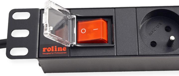 Actual product image Roline PDU 8 x 2P+T AVEC INTERRUPTEUR LUMINEUX 1,8M (8x, CEE 7/3, CEE 7/5, 1.80 m)
