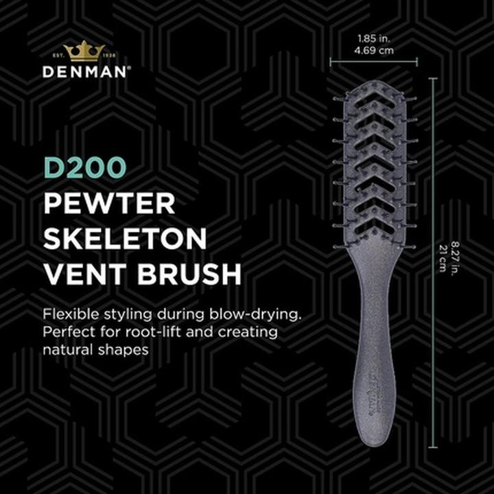 Produktbild Denman D200 Hyflex Vent Brush, 7-reihig anthrazit