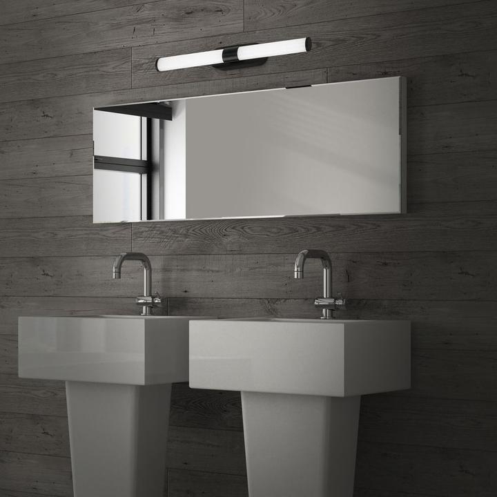 Image du produit Briloner Bad LED lampe de miroir, noir, 1xLED/7W