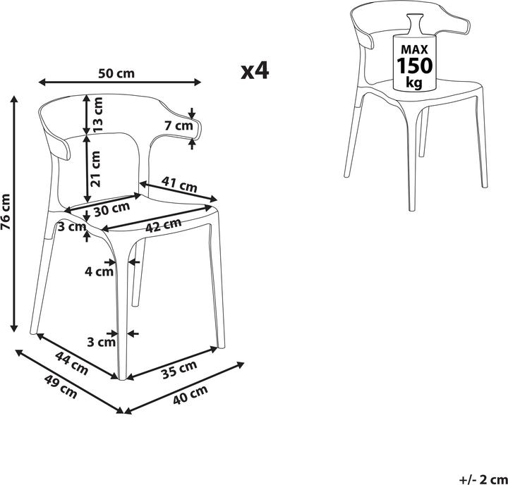 Actual product image Beliani Gubbio