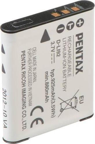 Image du produit Pentax Batterie Li-ion rechargeable D-LI92 (Batterie de l'appareil photo)