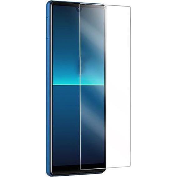 MU Budget Schutzglas Displayschutz (1 Stück, Sony Xperia L4), Smartphone Schutzfolie, Transparent