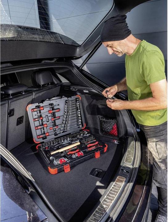 Productafbeelding Vigor Gereedschapskist V4 incl. gereedschap, sleutelmaat 3 - 32 mm, 95 onderdelen (95 onderdelen)