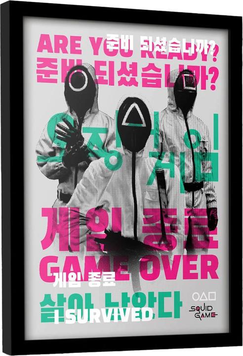 Immagine prodotto Squid Game Poster Incorniciato (40 x 30 cm)
