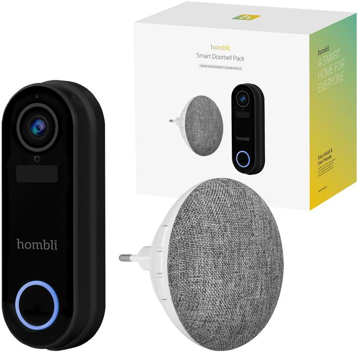 Hombli Smart Doorbell 2 + Chime 2 (Wi-Fi, Wireless)