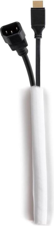 Produktbild Audioraq Kabelführung, weiss, in 25mKarton Abrollbox (Kabelschlauch, 2500 cm)