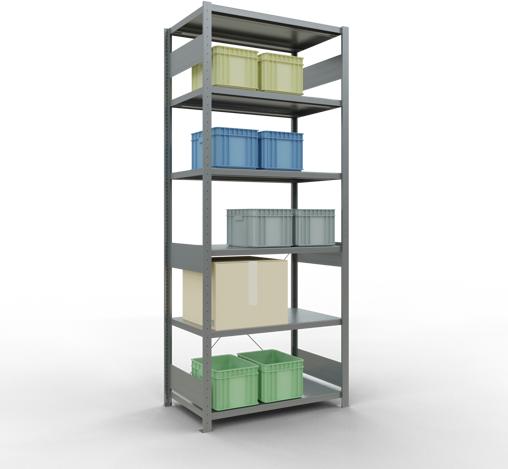 Actual product image Schulte Lagertechnik MULTIplus250 basic racking system with cross braces