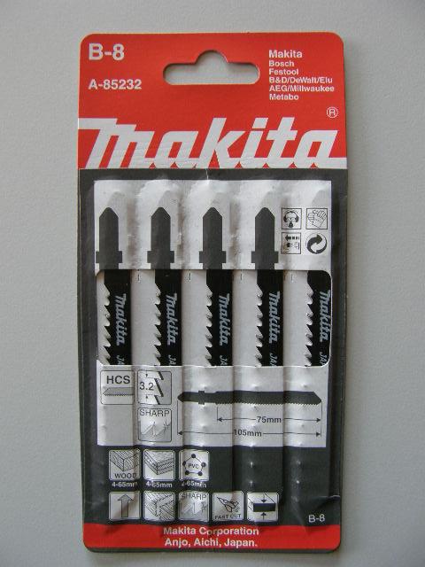 Actual product image Makita Jigsaw blade 75-8Z HCS