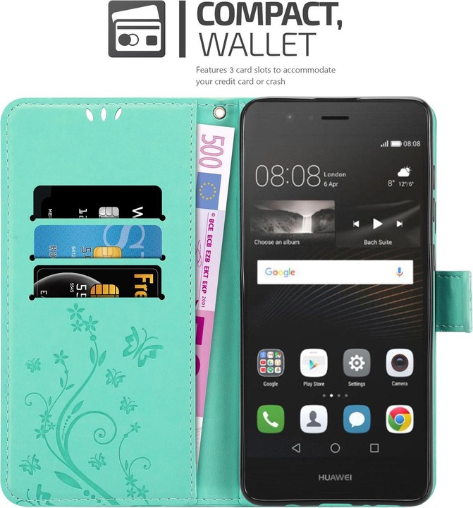 Actual product image Cadorabo Flower Book Cover (Huawei G9 Lite)