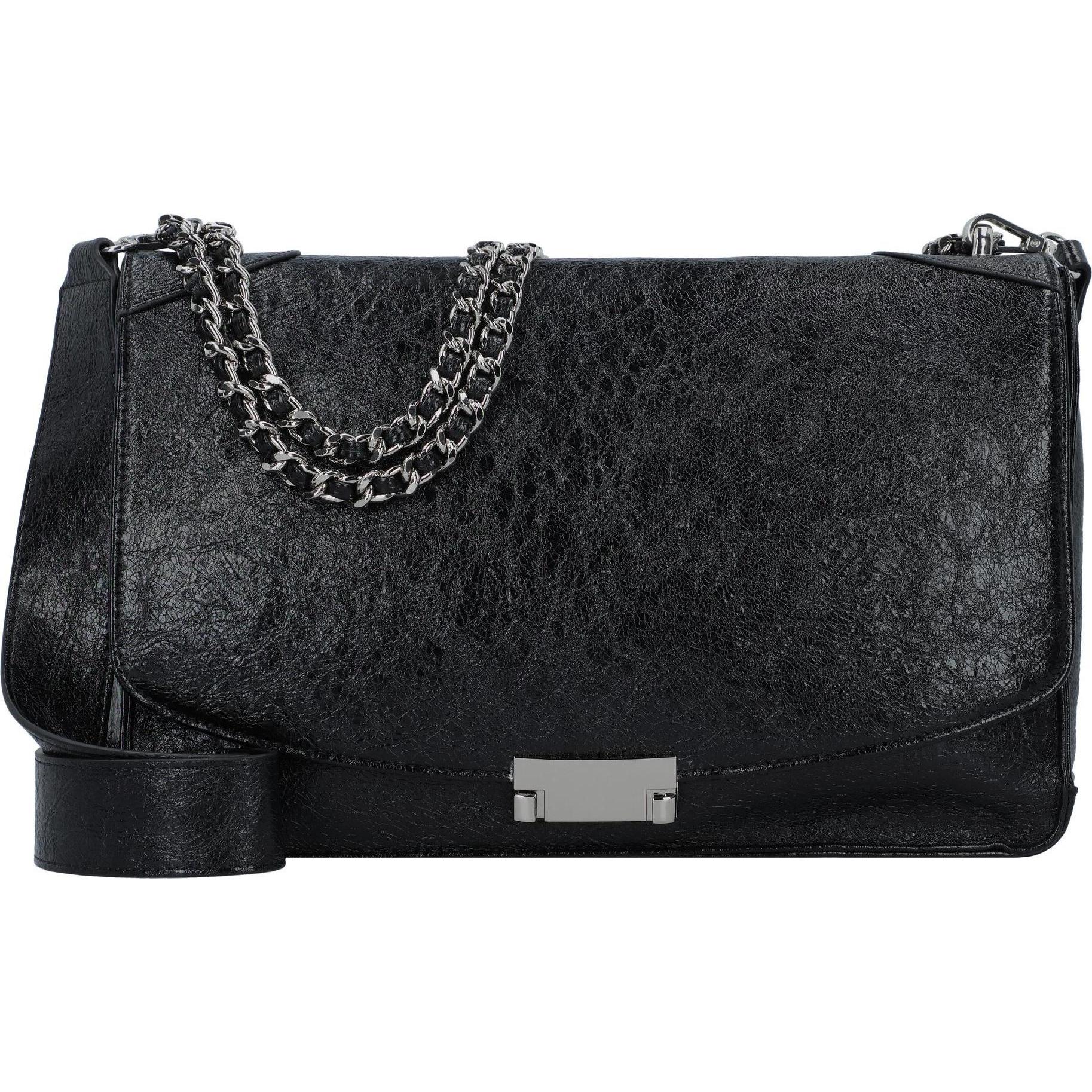 Seidenfelt, Handtasche, Vejen Schultertasche 33 cm, Schwarz