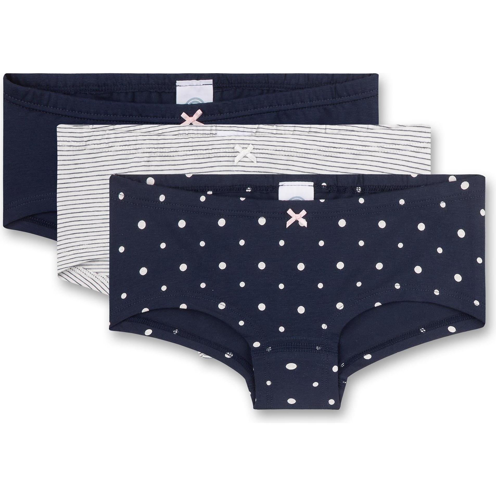 Sanetta, Mädchen, Unterhosen, Mädchen Cutbrief, Mehrfarbig, (140, 3er Pack)